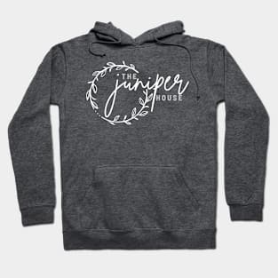 Juniper House White Logo Hoodie